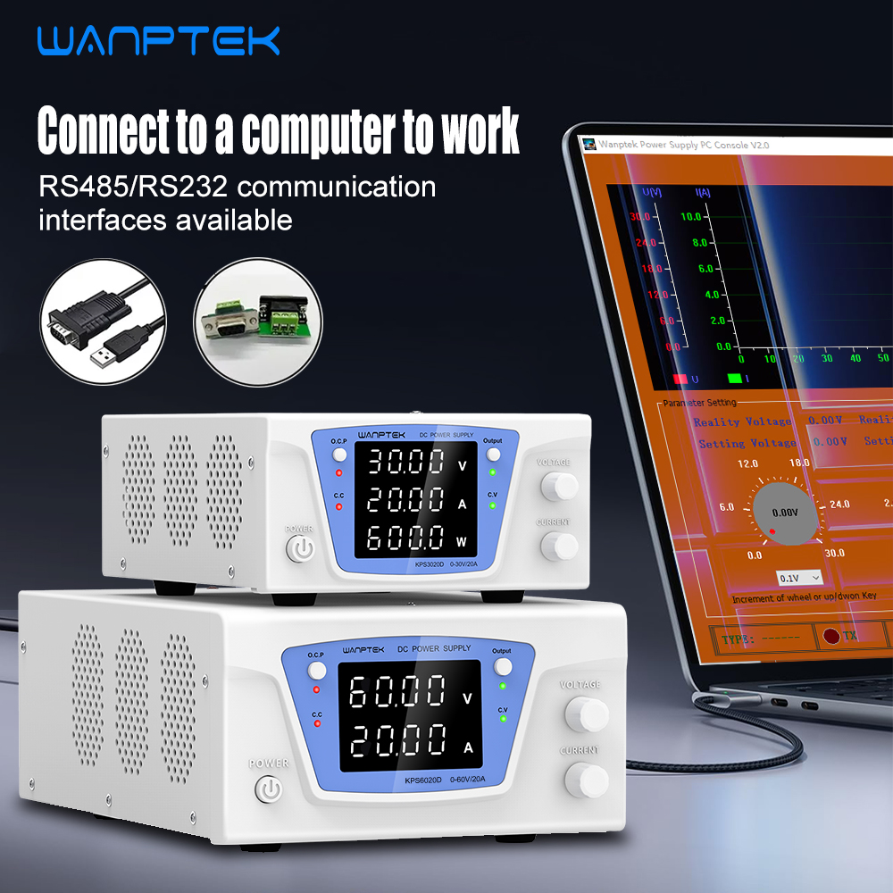Wanptek RS485/RS232 Лабораторн – обзор и цена Programmable Dc Power Supply 60V 10A